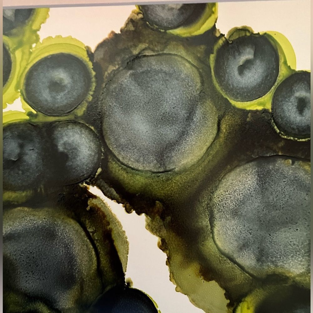New Original Signed Artwork Alcohol Ink on Paper 114 - Picture 3 of 6